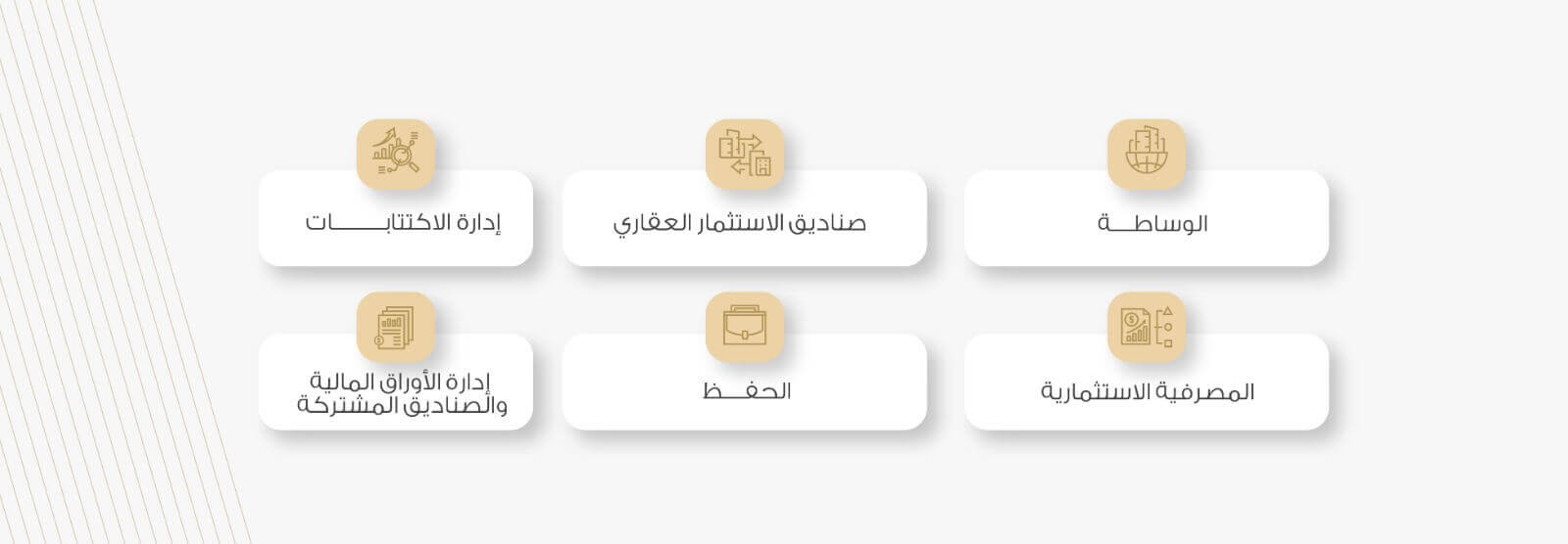 منتجات وخدمات مشاركة المالية